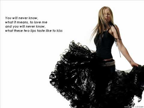 avril lavigne all you will never know youtube music