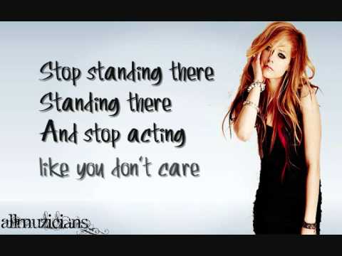 avril lavigne stop standing there youtube music